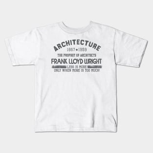 Famous Architect quotes Kids T-Shirt